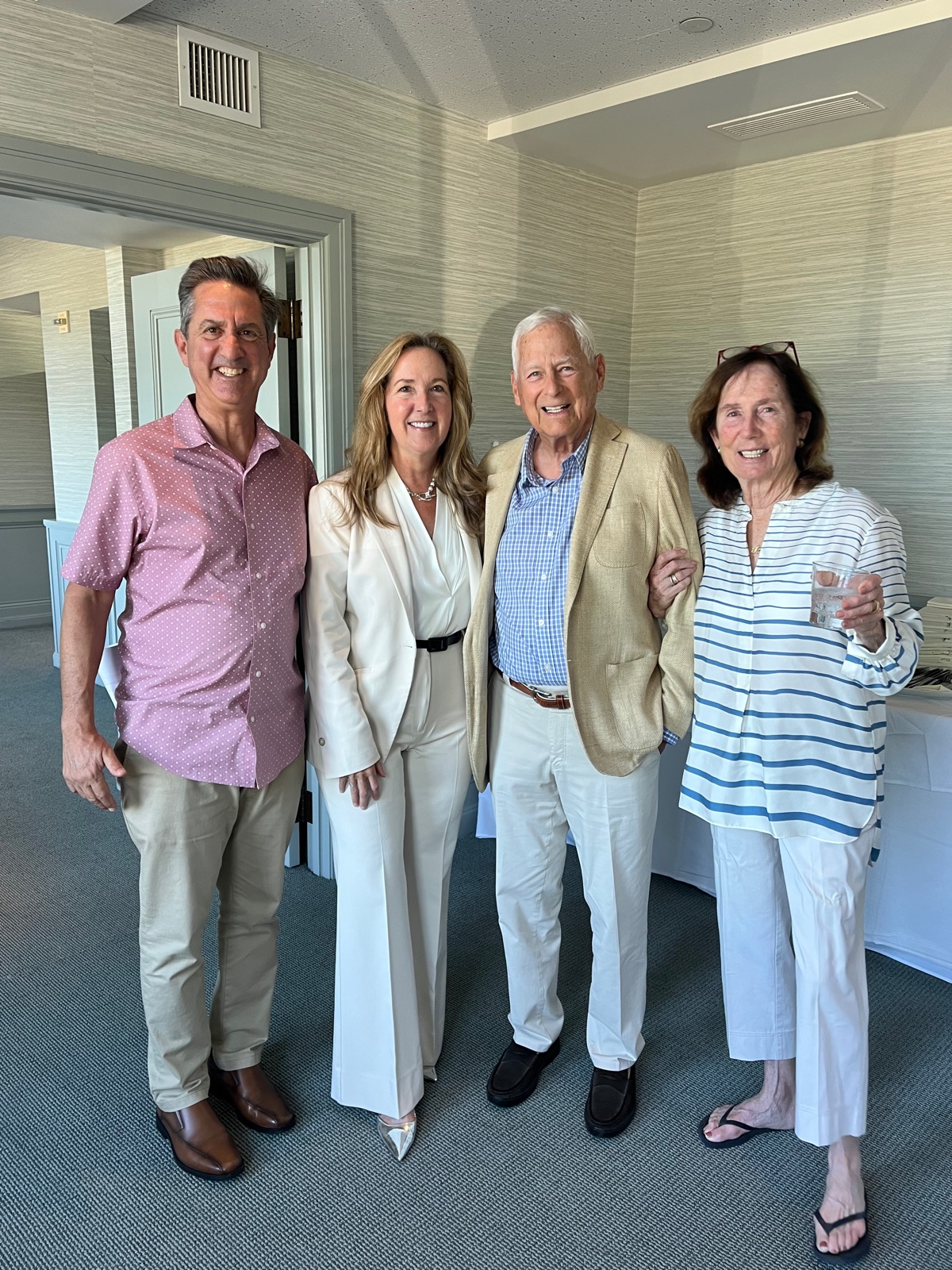 With Michael Mindel, Larry Mindel and Debby Mindel.